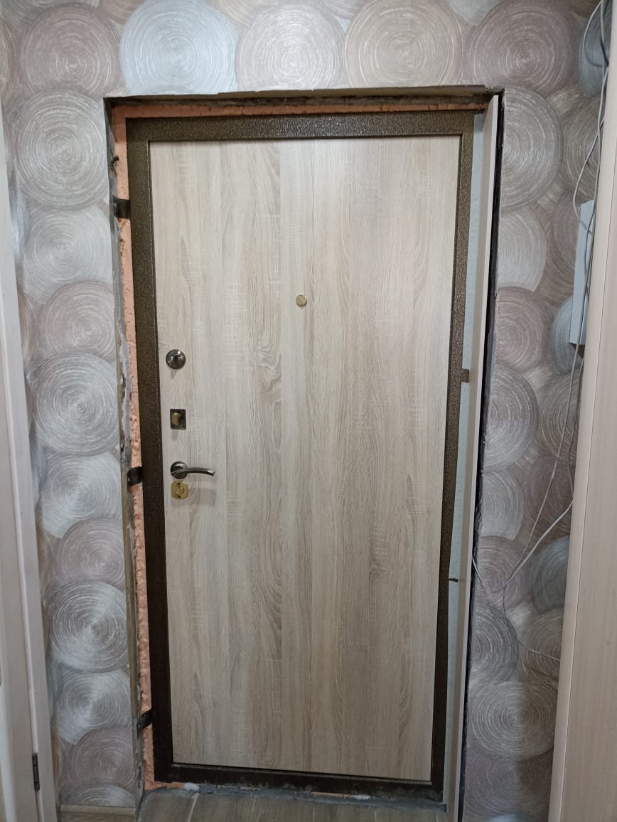 Установка дверных откосов