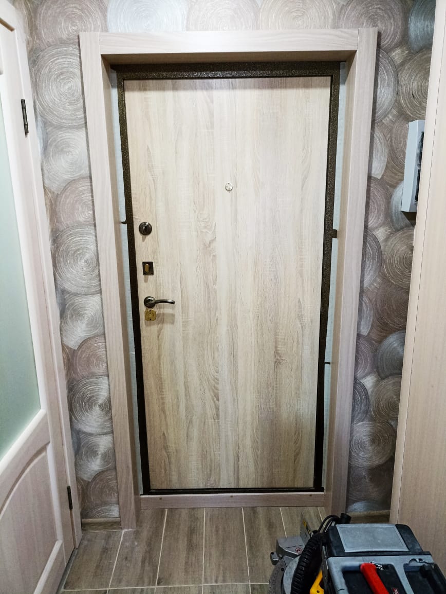 Установка дверных откосов